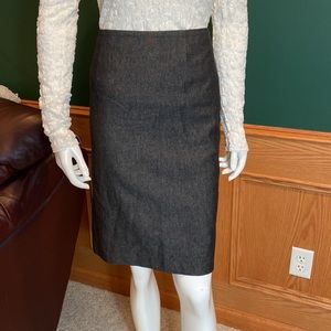 Philosophy di Alberta Cotton Denim Look Pencil Skirt